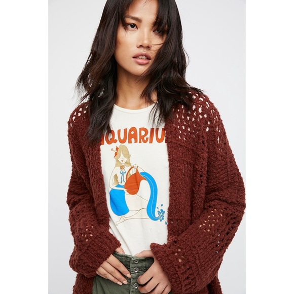 Free People Saturday Morning Cardigan Sweater - Picture 1 of 8